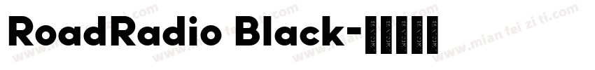 RoadRadio Black字体转换